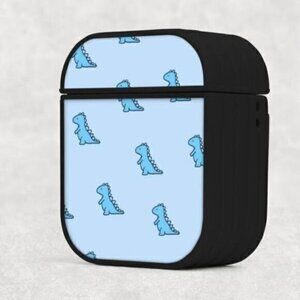 Blue Dinosaur Airpod Case